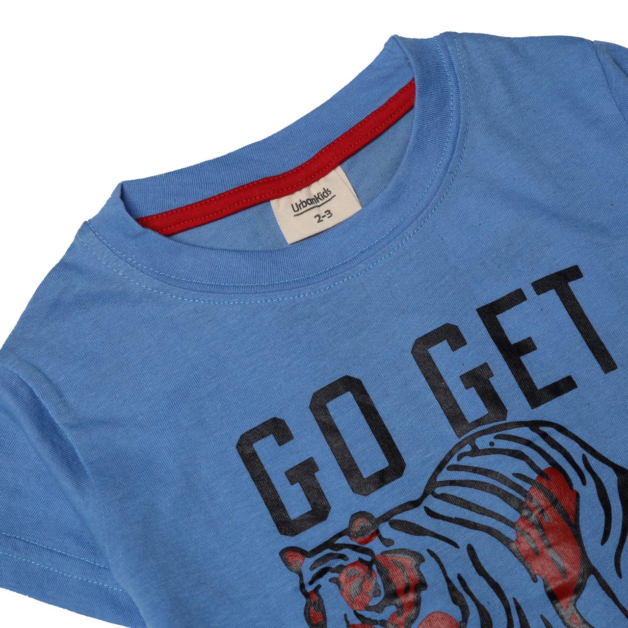 Blue "Go Get 'Em Tiger" T-Shirt