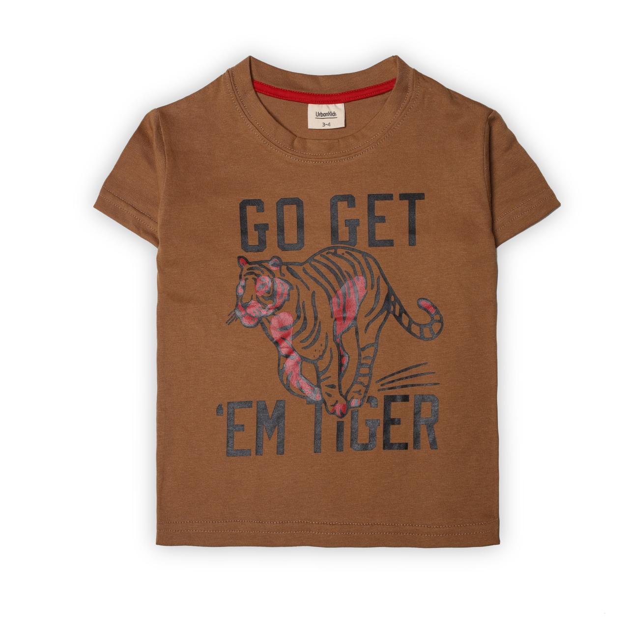 Brown "Go Get 'Em Tiger" T-Shirt