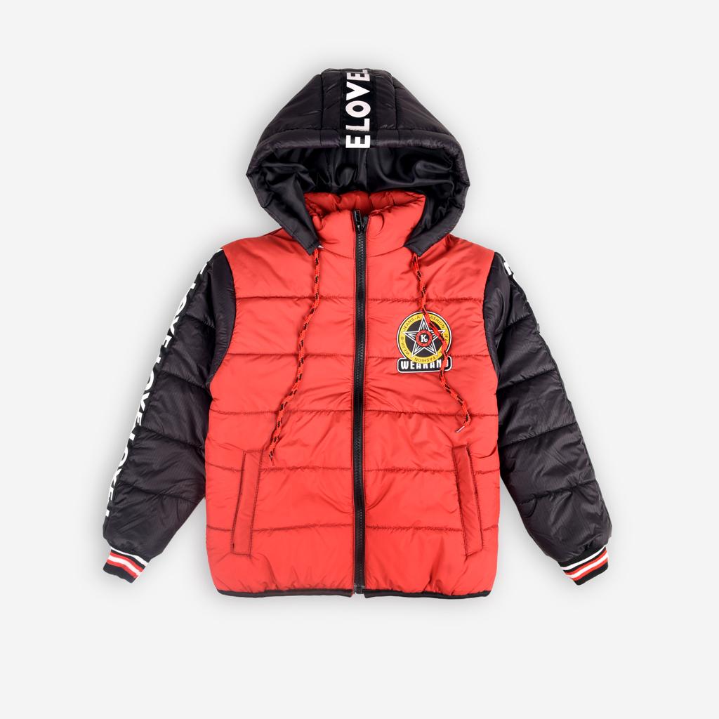 Red Puffer Boys' Jacket