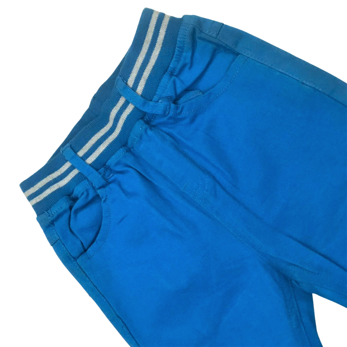 Blue Cotton Trouser
