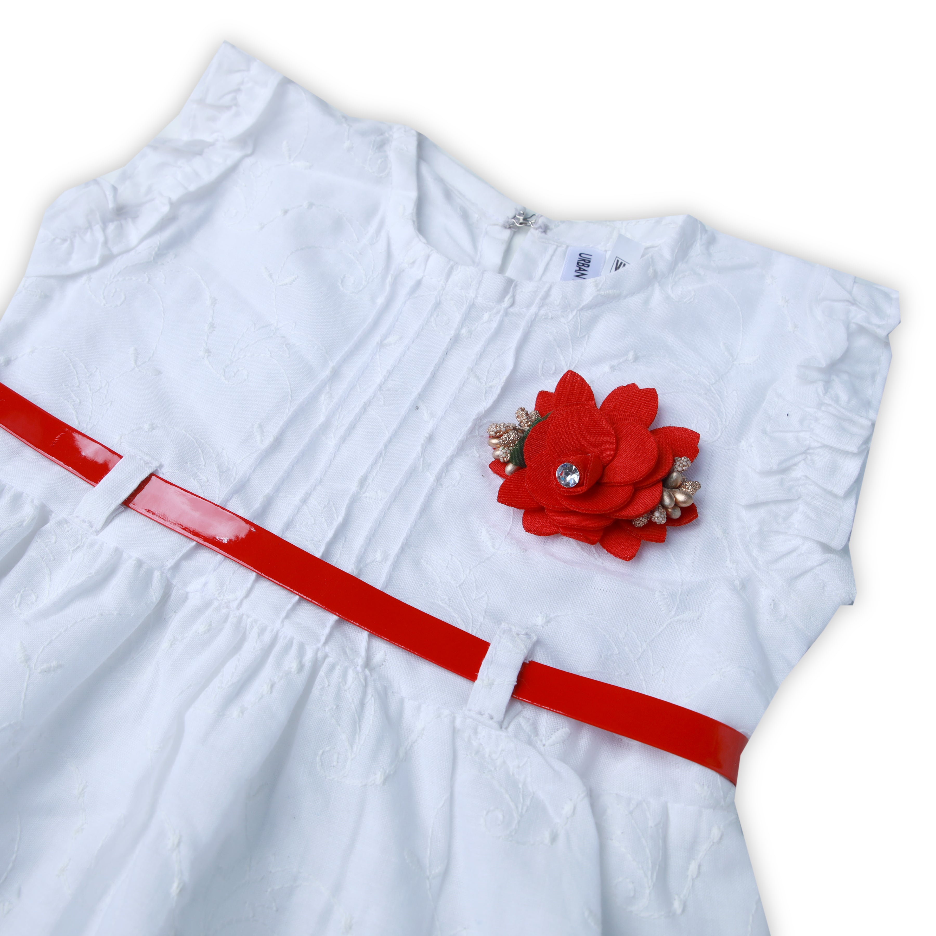 RED & WHITE GIRLS SUIT