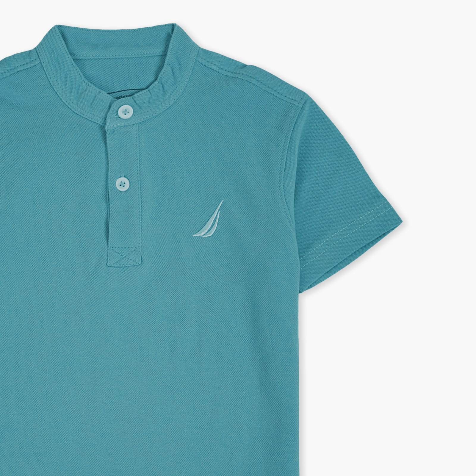 BLUE BAND NECK T-SHIRT