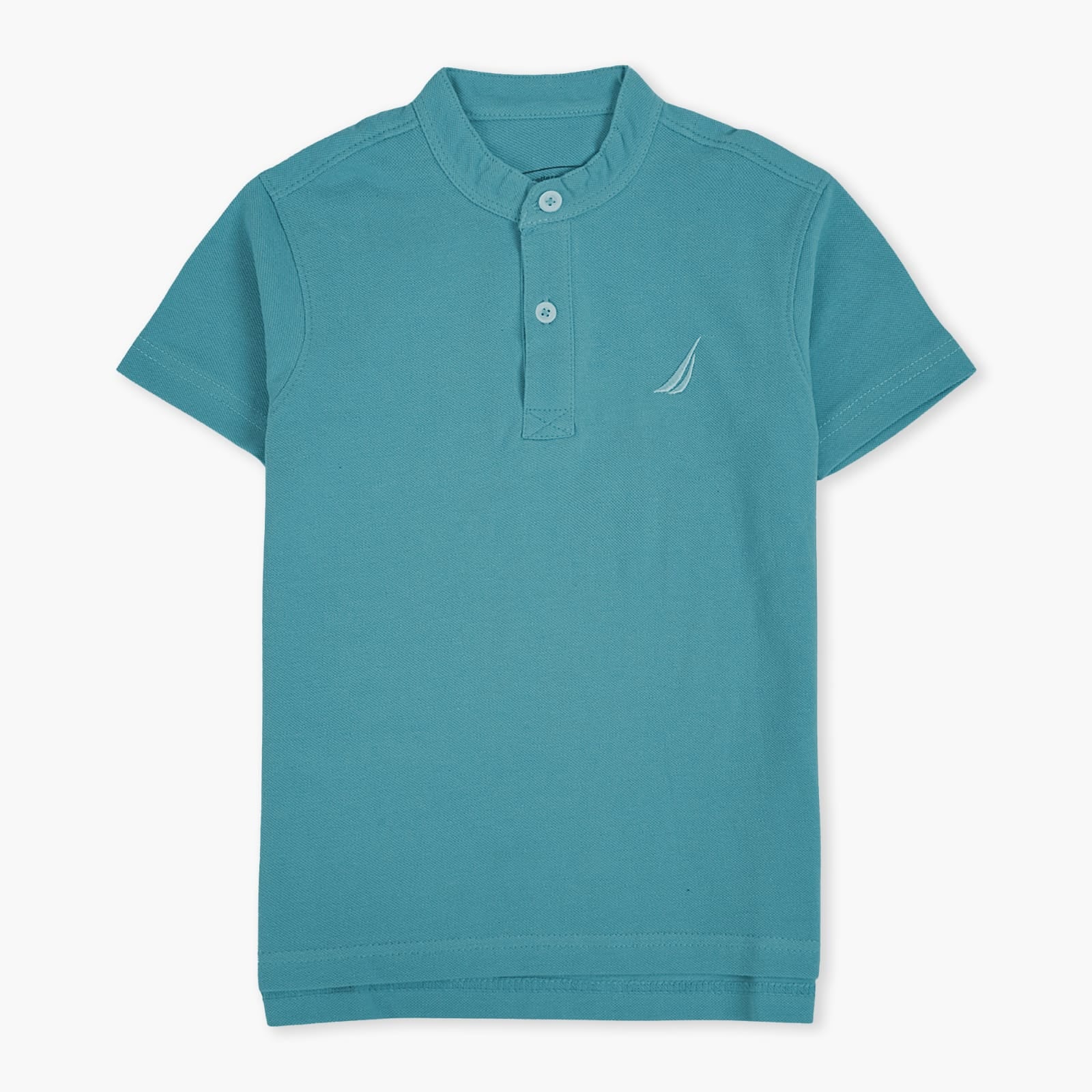 BLUE BAND NECK T-SHIRT