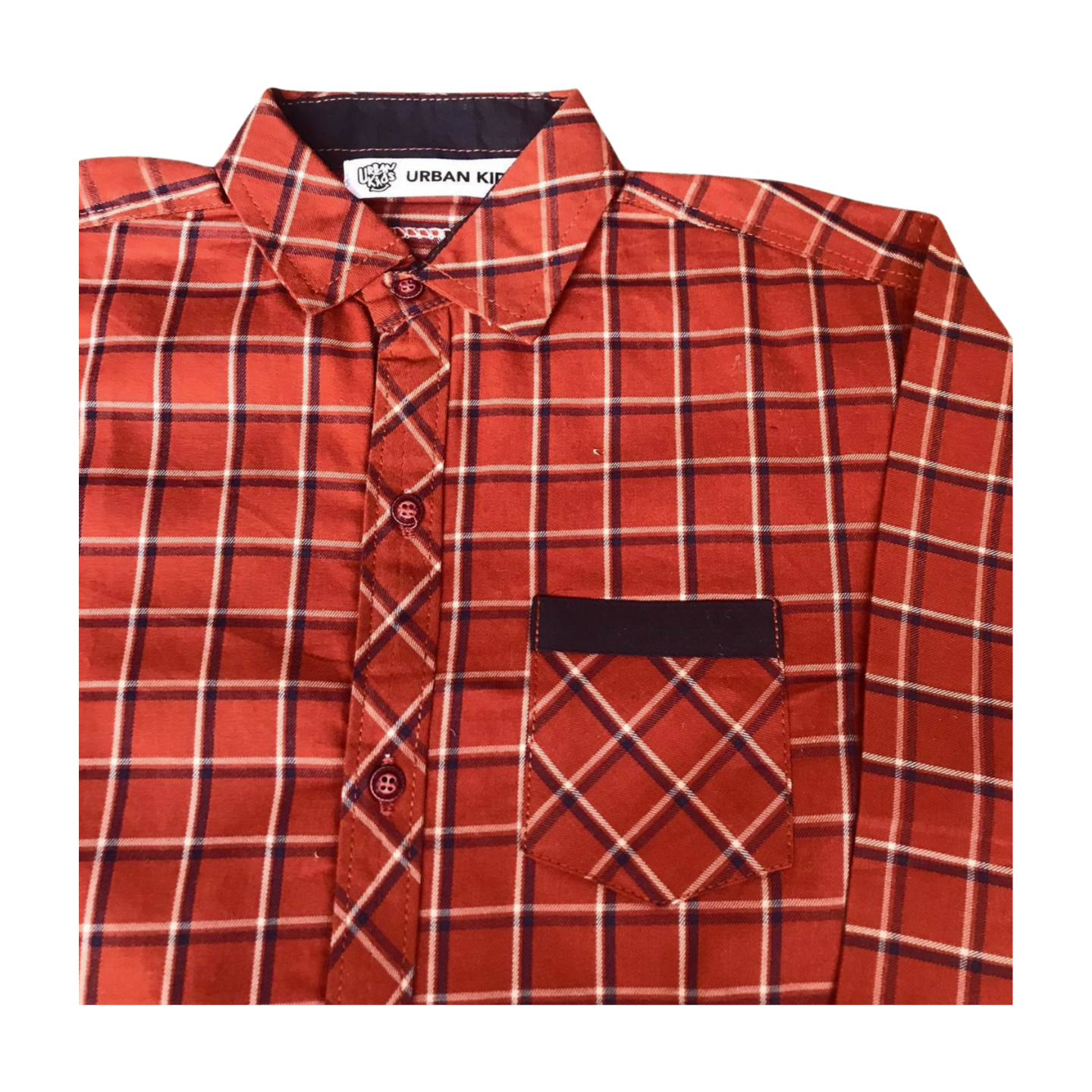 long sleeve checkered shirt
