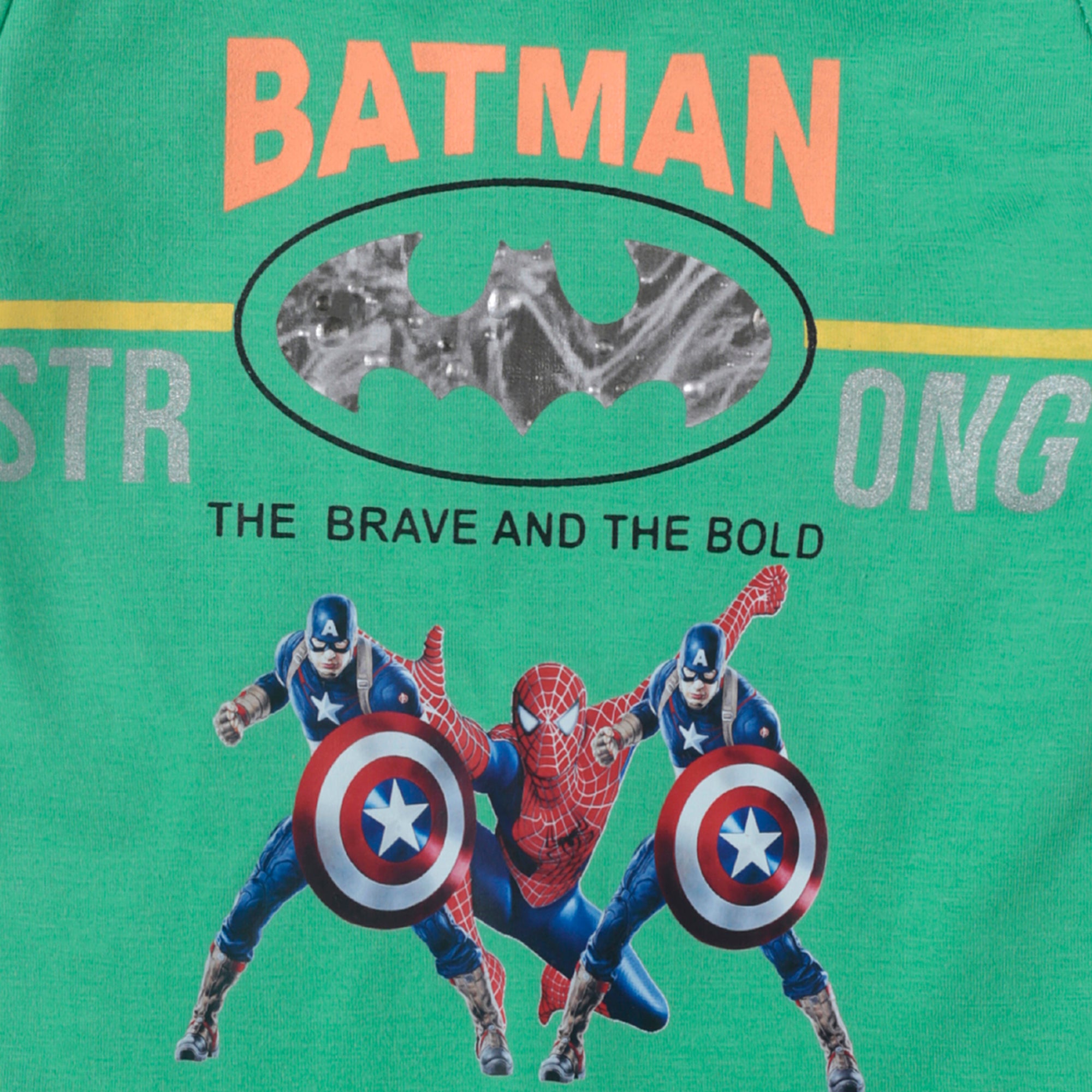 batman shirt with shorts set