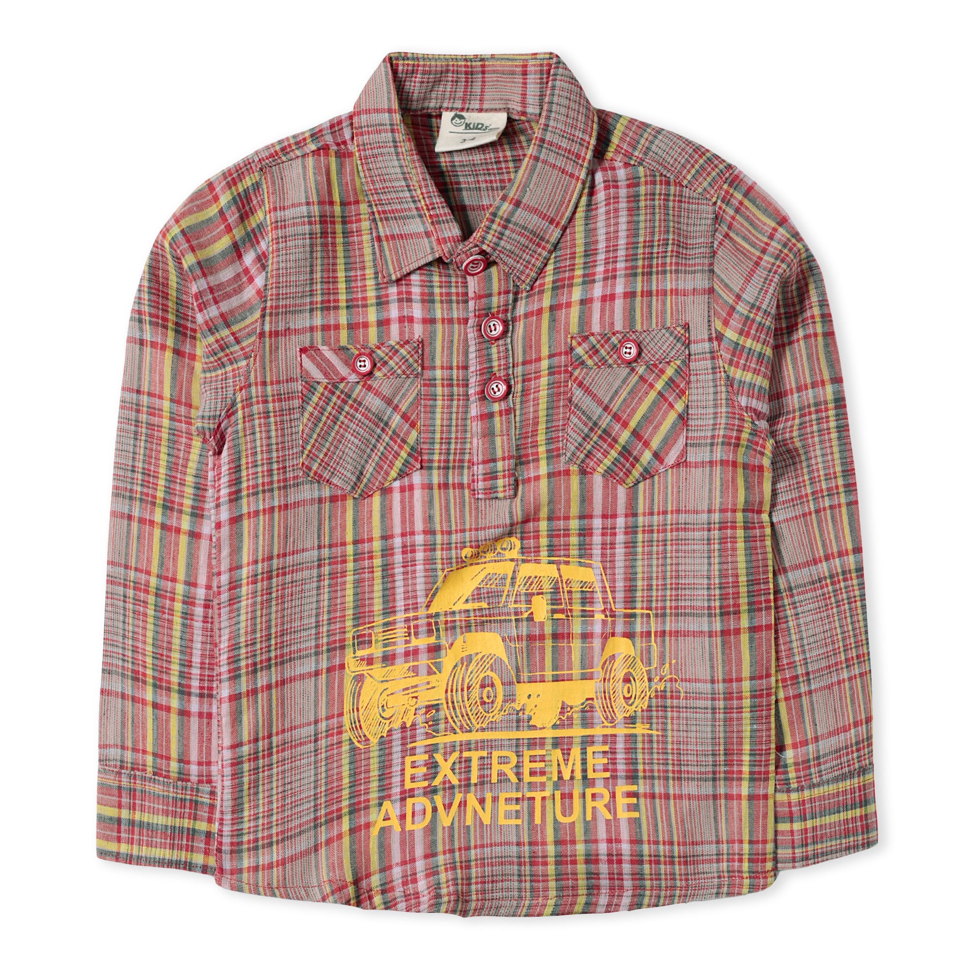 RED BOY CASUAL SHIRT