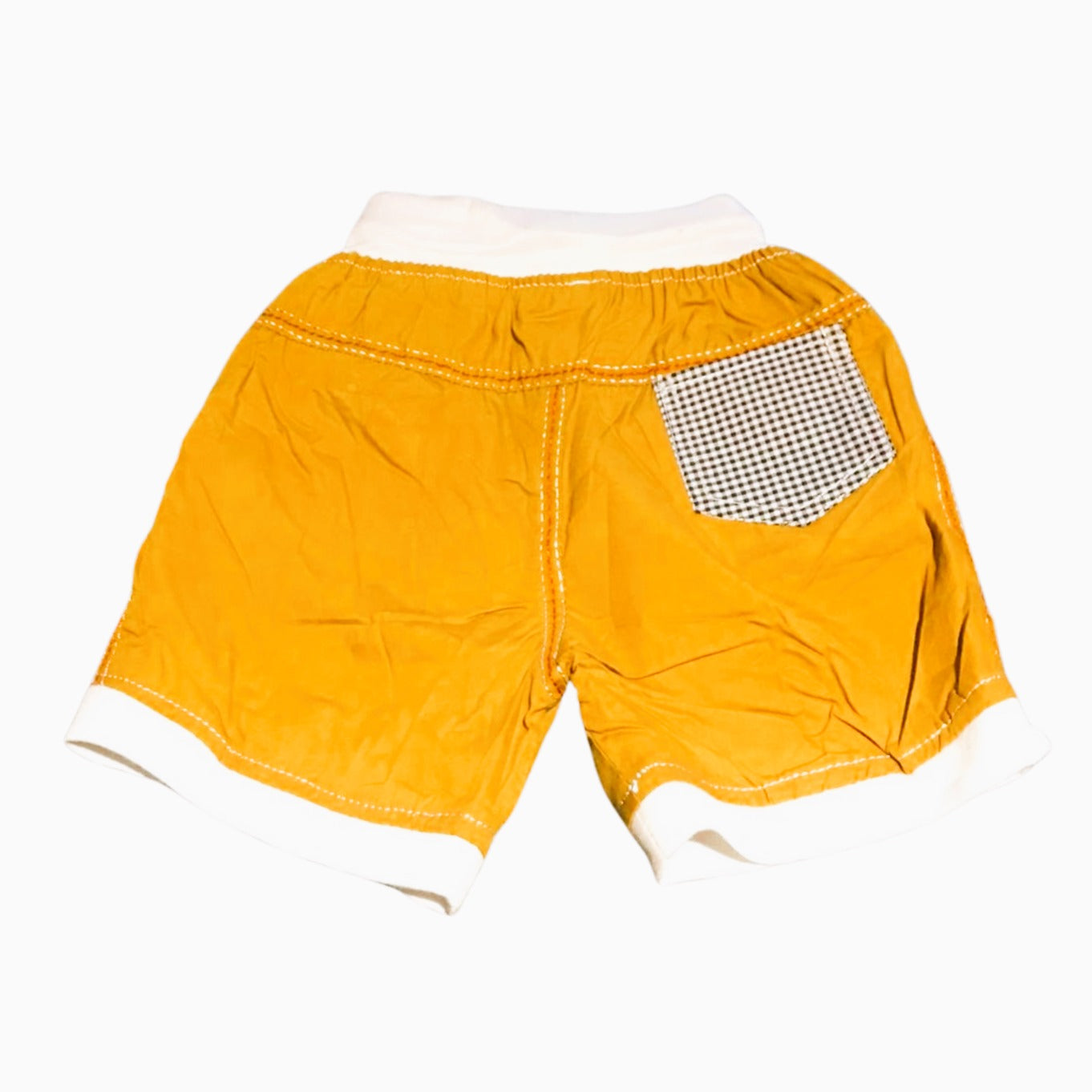 Boys Mustard Shorts