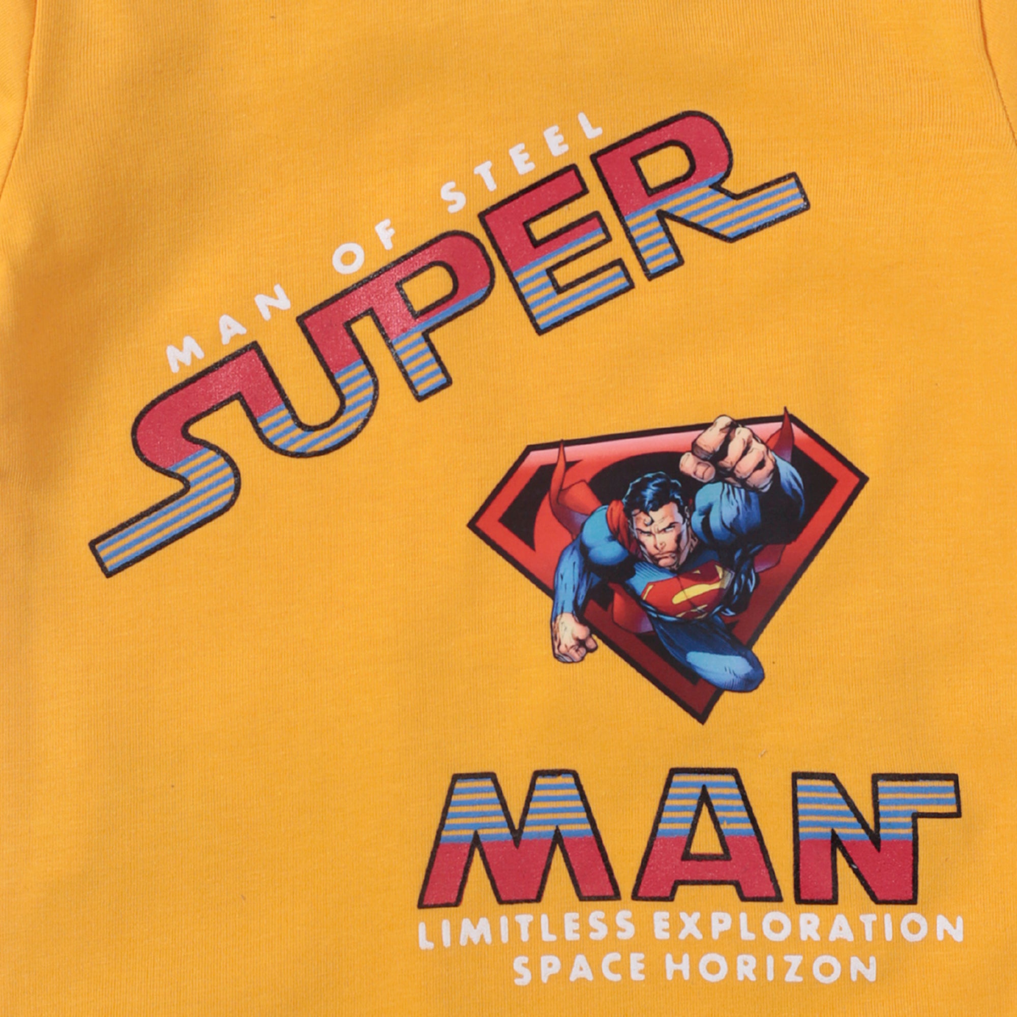SUPER MAN T-SHIRT WITH DENIM SHORTS