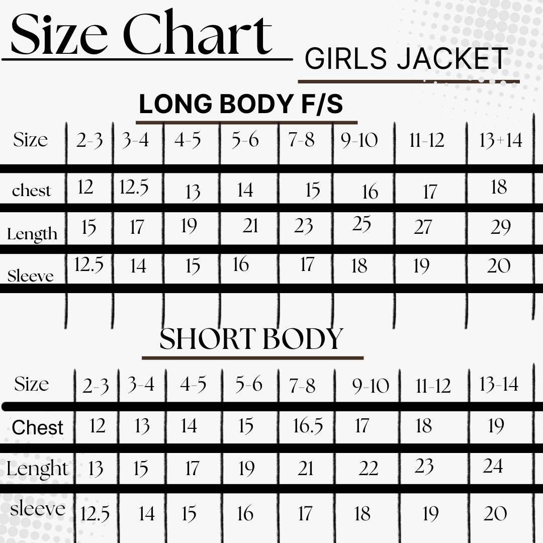 Orange Girls jacket