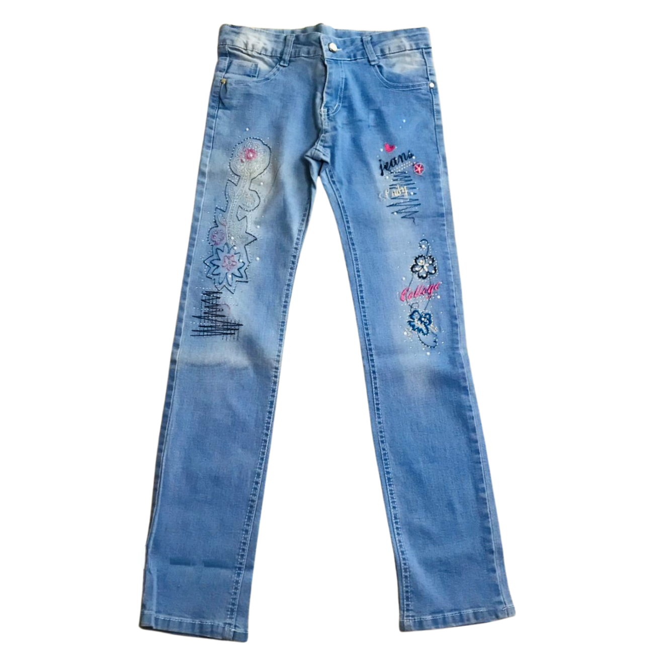 Light-Blue Girls' Jeans