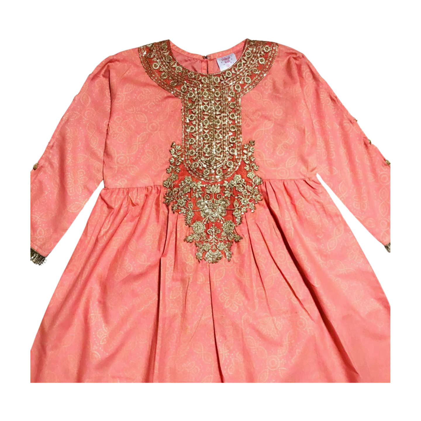 COTTON Peach Girls' Kurti