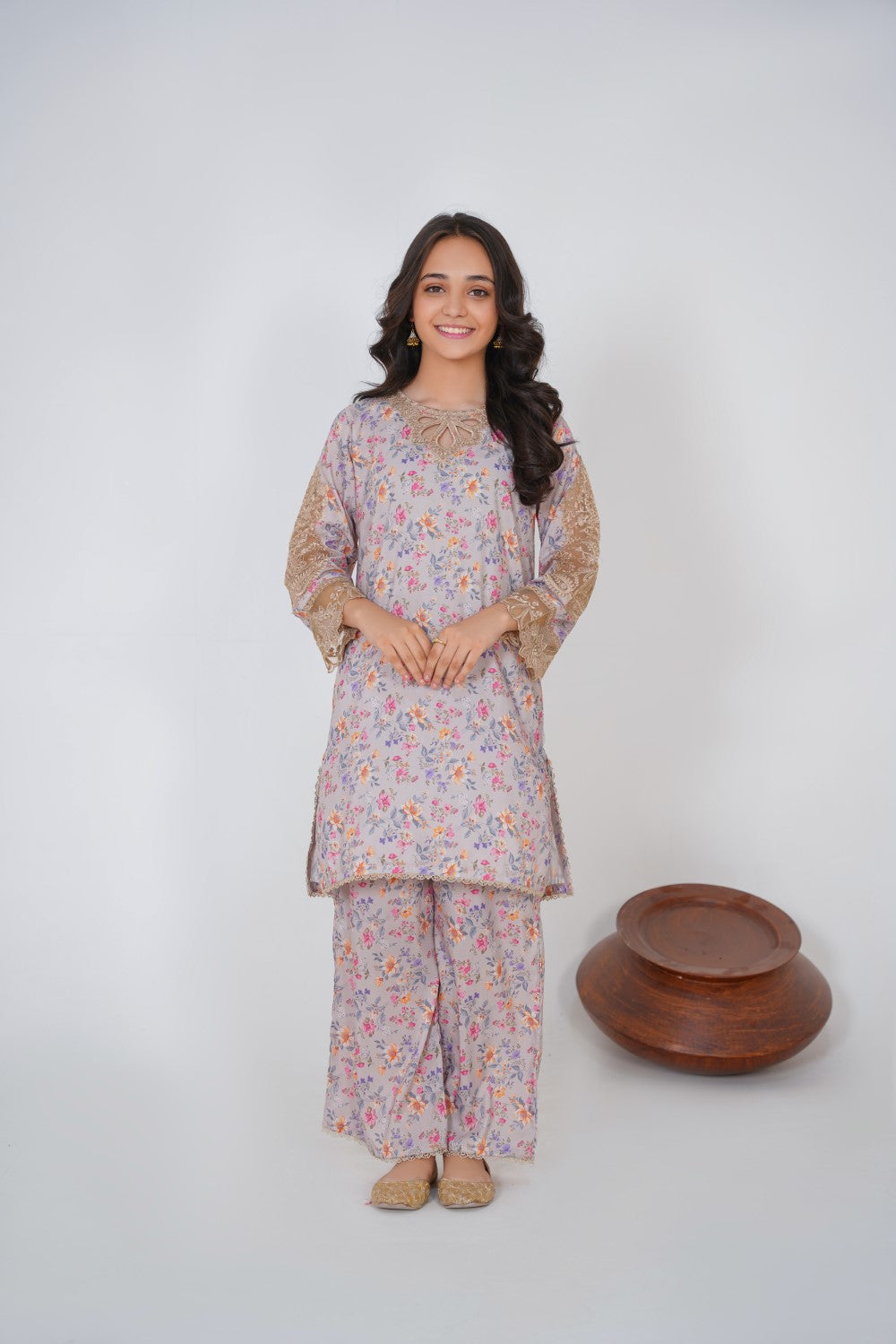SKIN PRINTED GIRLS SUIT