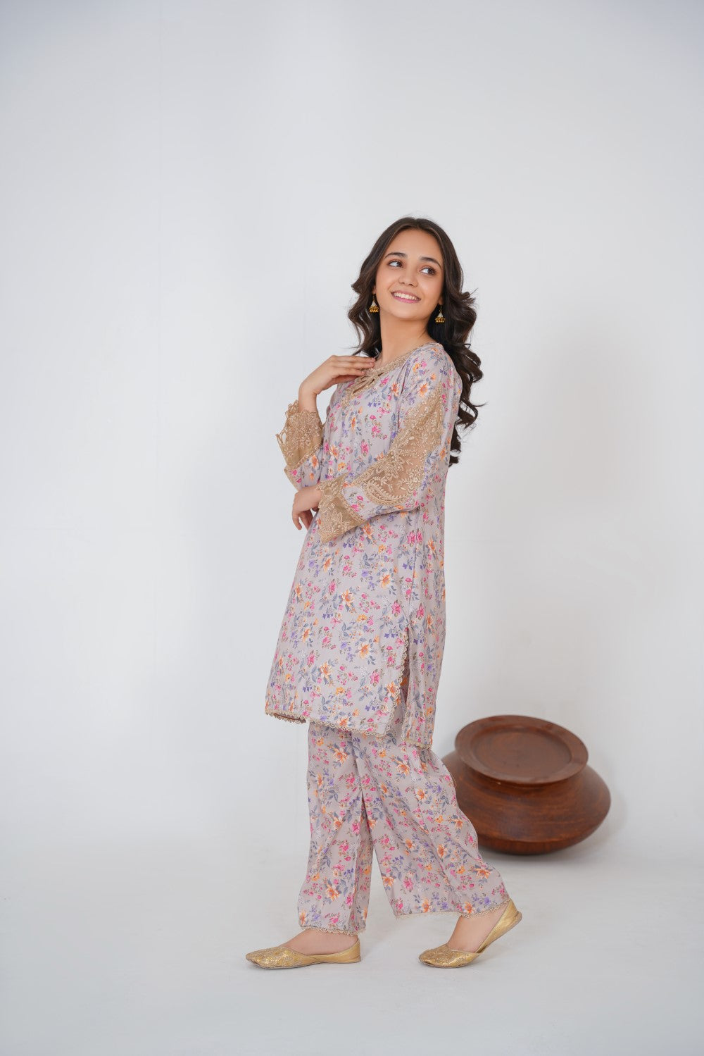 SKIN PRINTED GIRLS SUIT