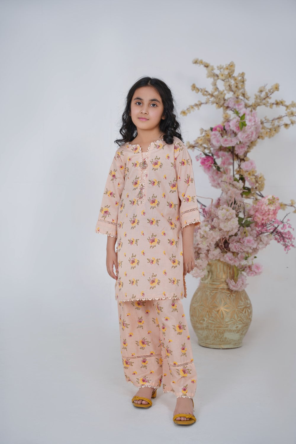 Girls Beige Suite
