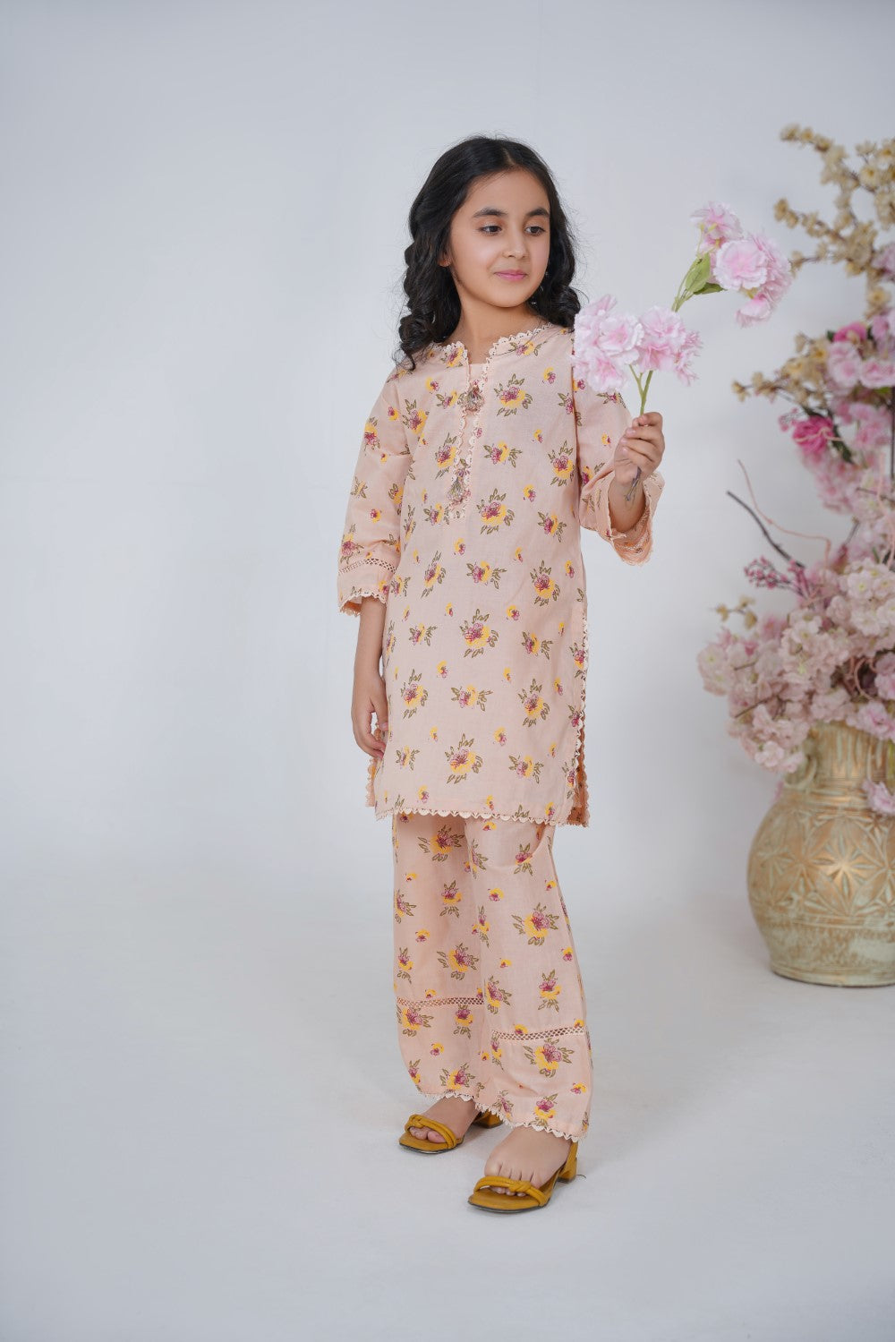 Girls Beige Suite