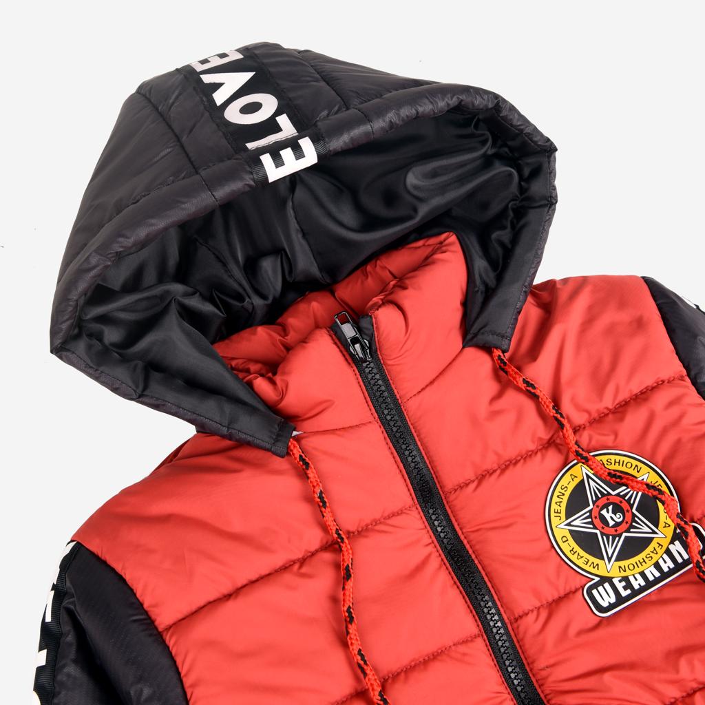 Long sleeve boys puffer jackets