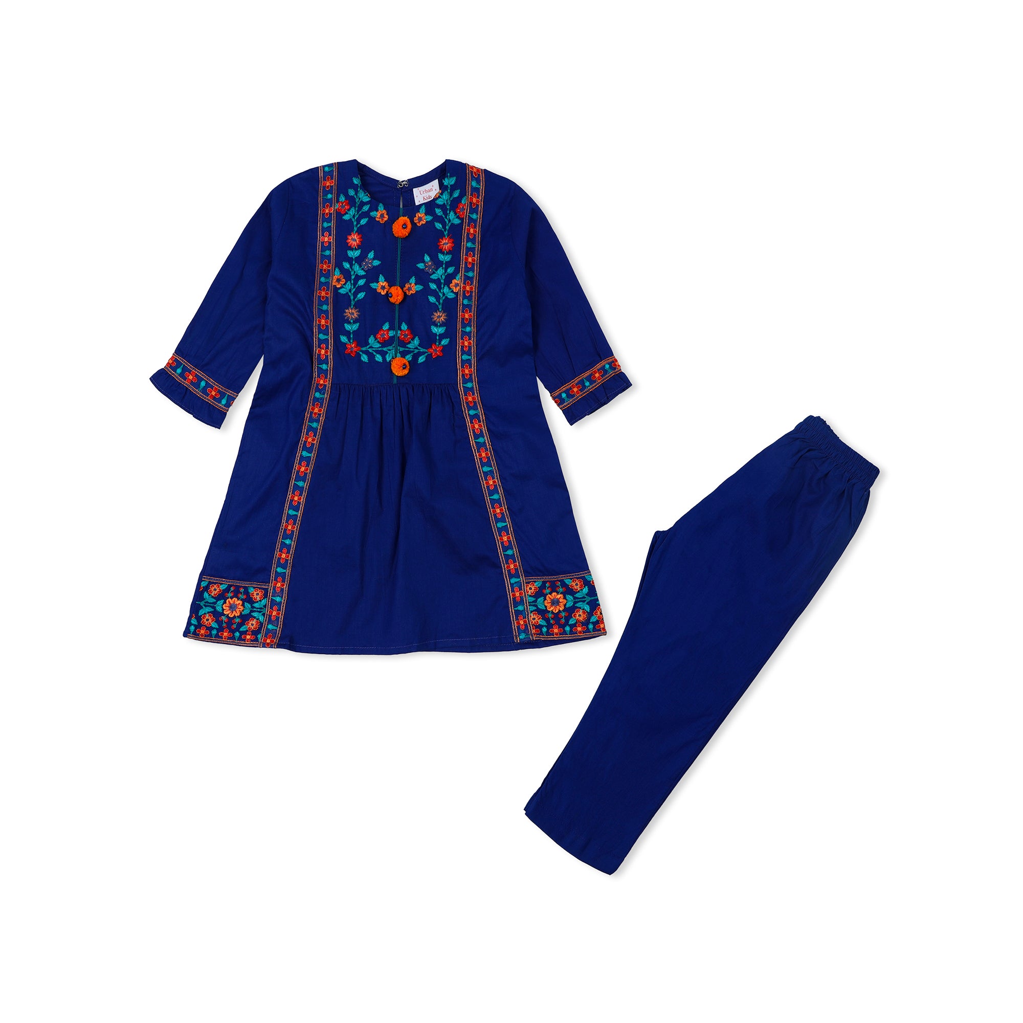 Floral Embroidered KURTI
