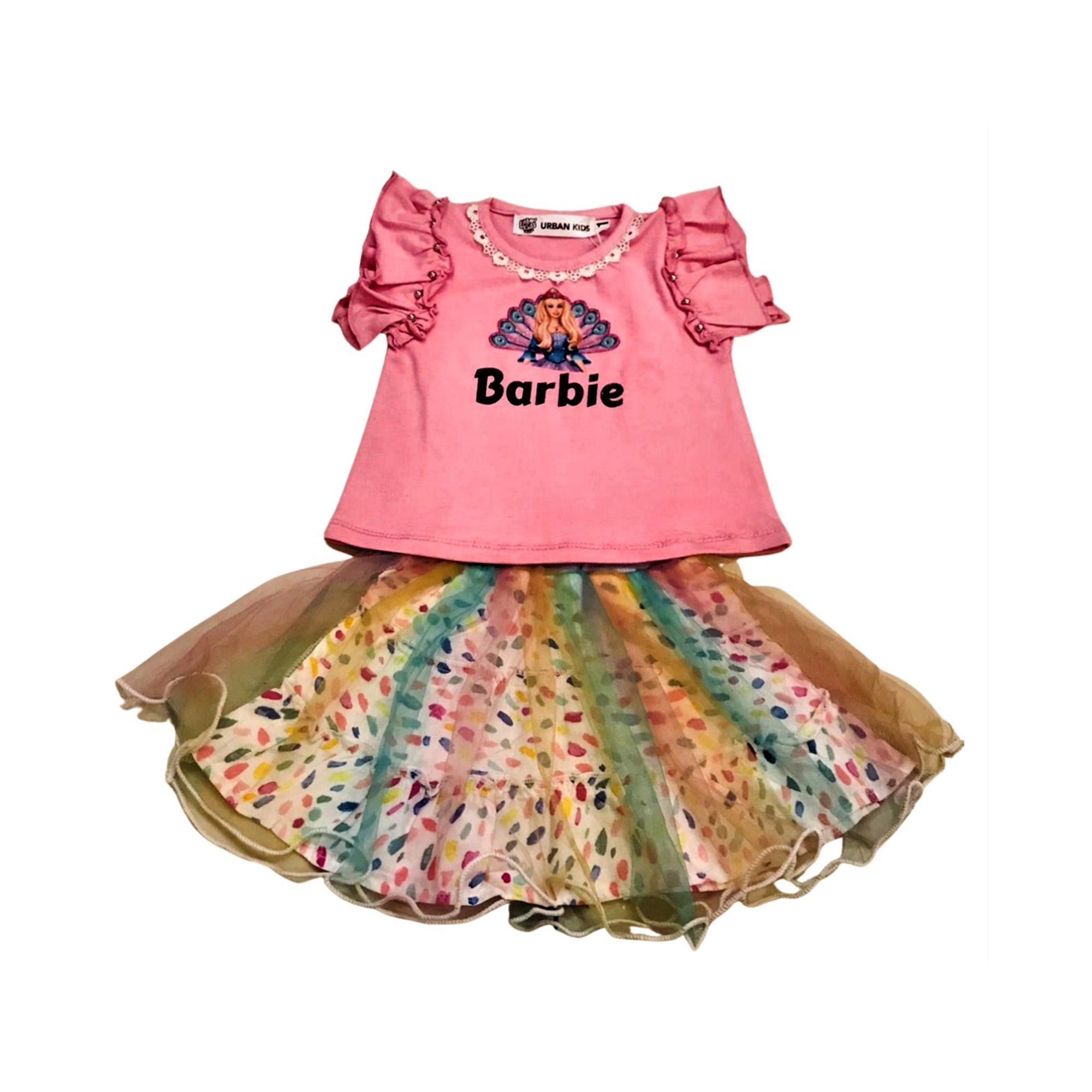 Barbie Shirt and Skirt 2 Piece Dress