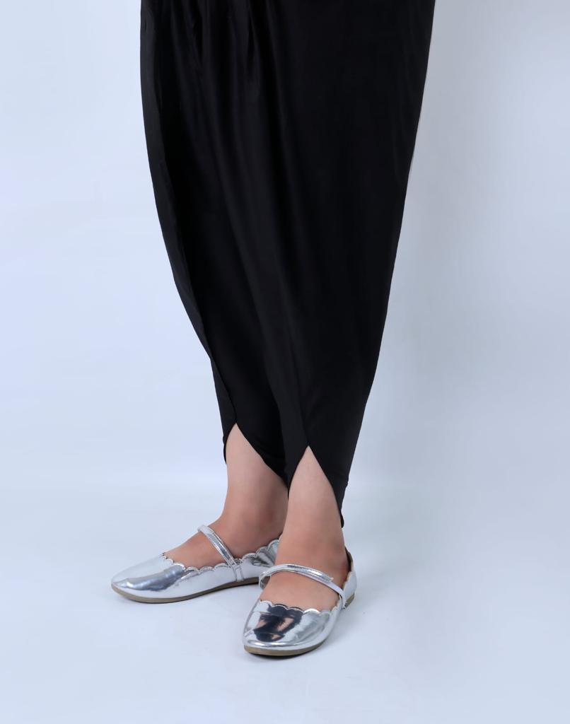 girls Black Tulip Shalwar