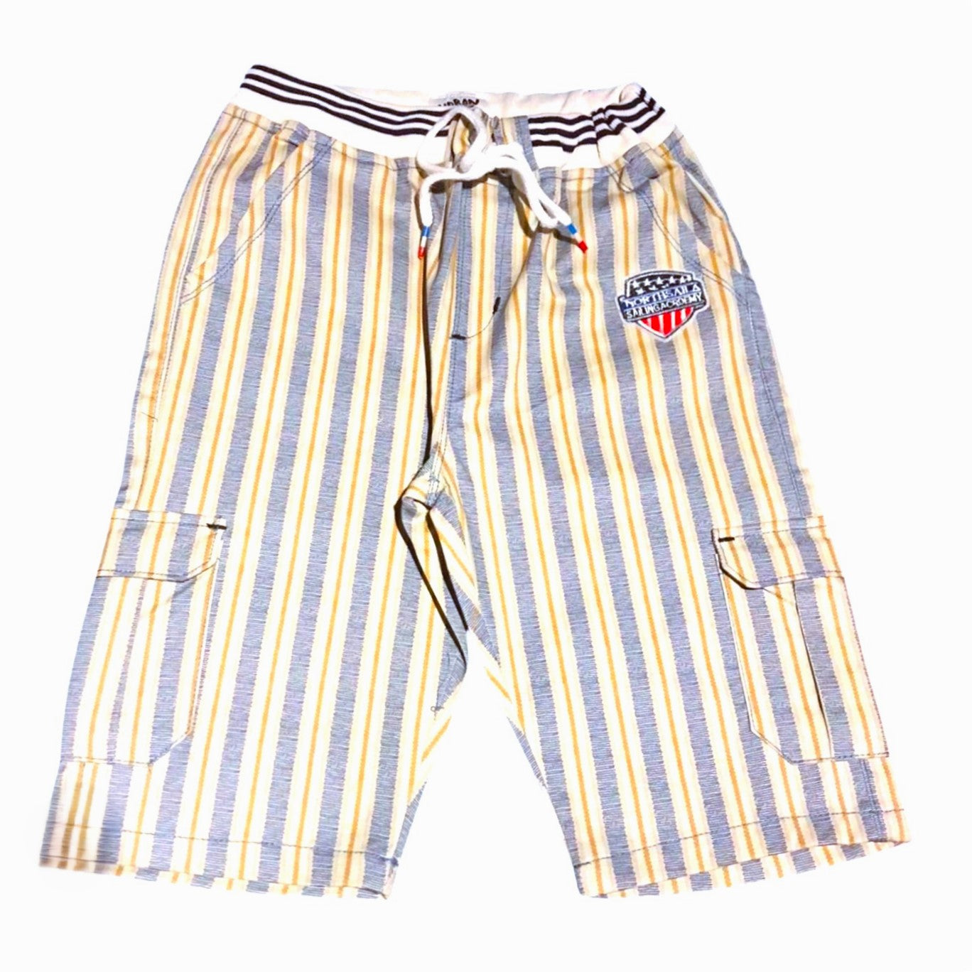 Striped Cargo Shorts