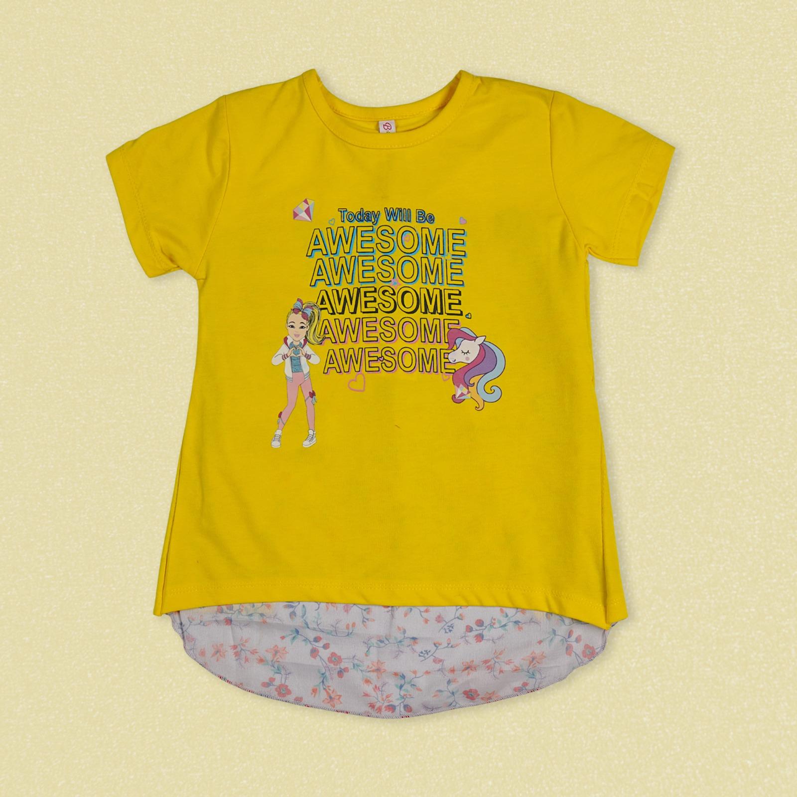 Yellow Girls Top