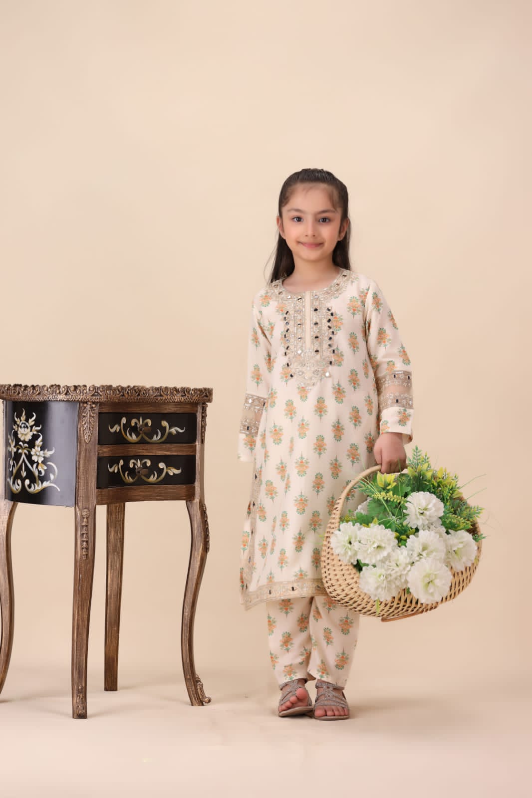Mirror Embroidered Suit