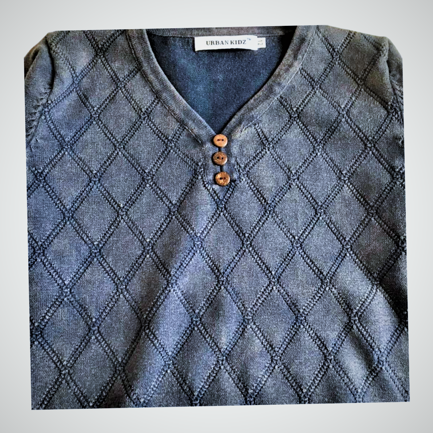 Patterned Knit Sweater
