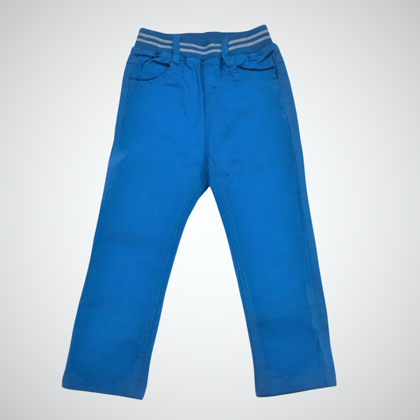 Blue Cotton Trouser