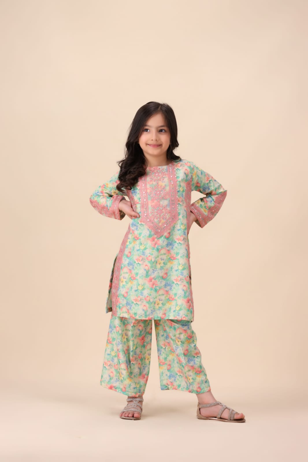 Floral Printed Suit