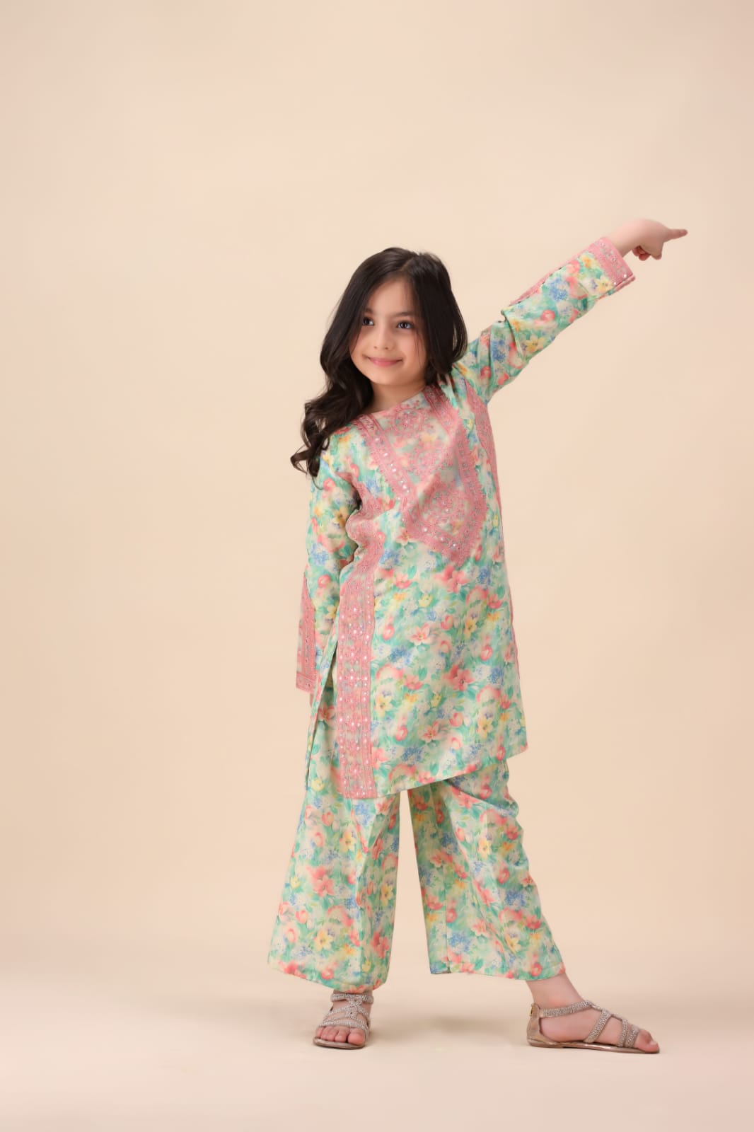 Floral Printed Suit