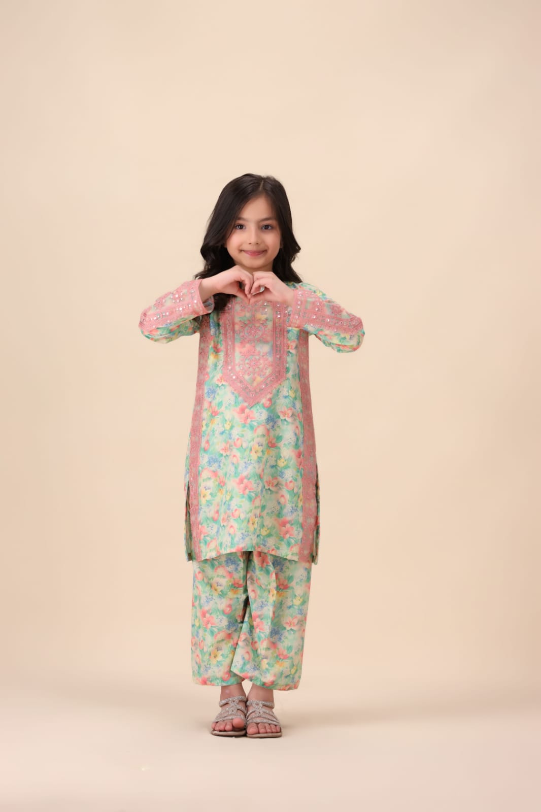 Floral Printed Suit