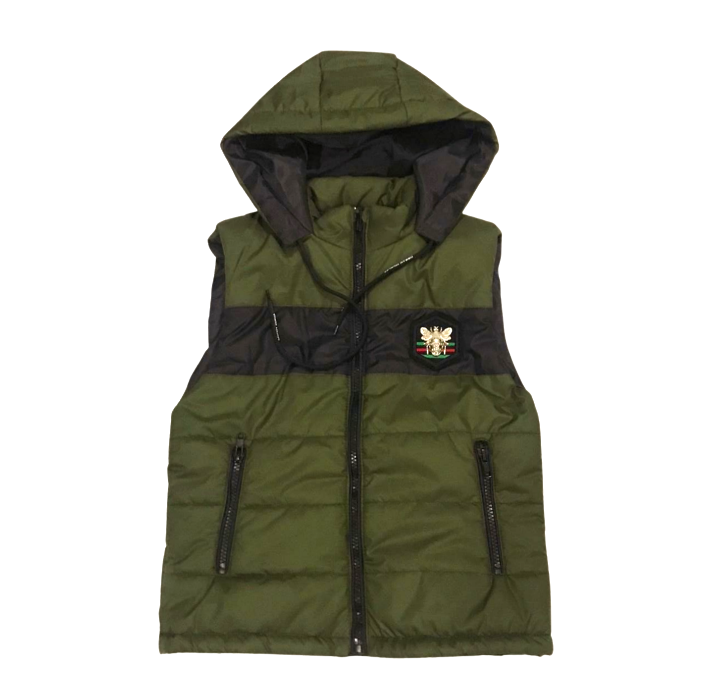 Kids Quilted Vest with Hood