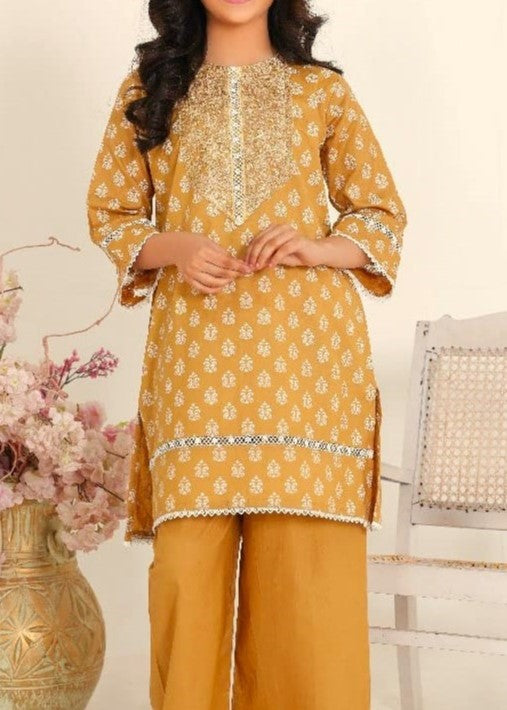 Skin cambric 2pcs shalwar suit for Girls