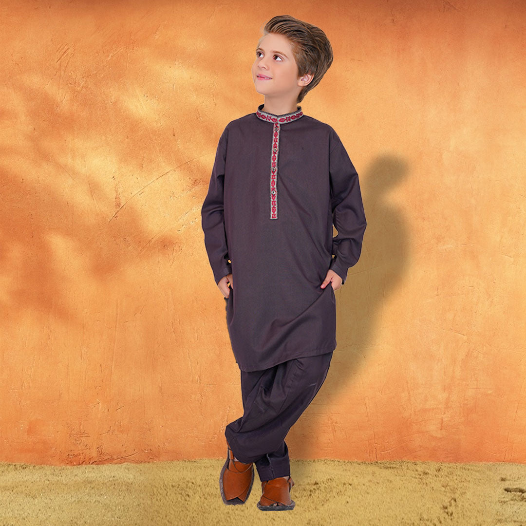 Chocolate Boy Shalwar Suit