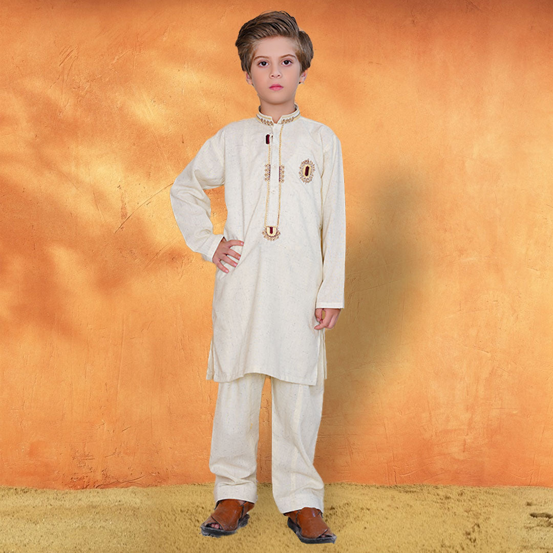 Baige Embriodery Boys Kurta