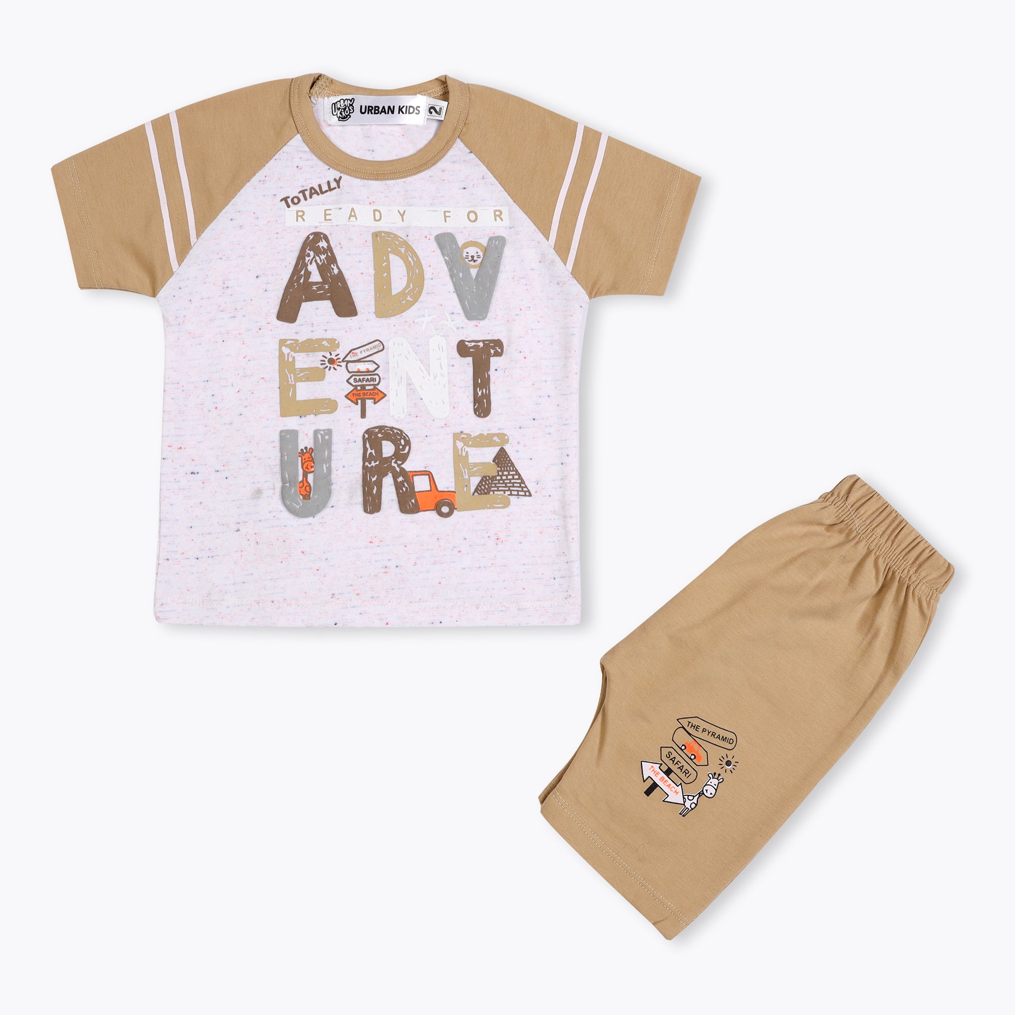 ADVENTURE BOY T-SHIRT WITH SHORTS