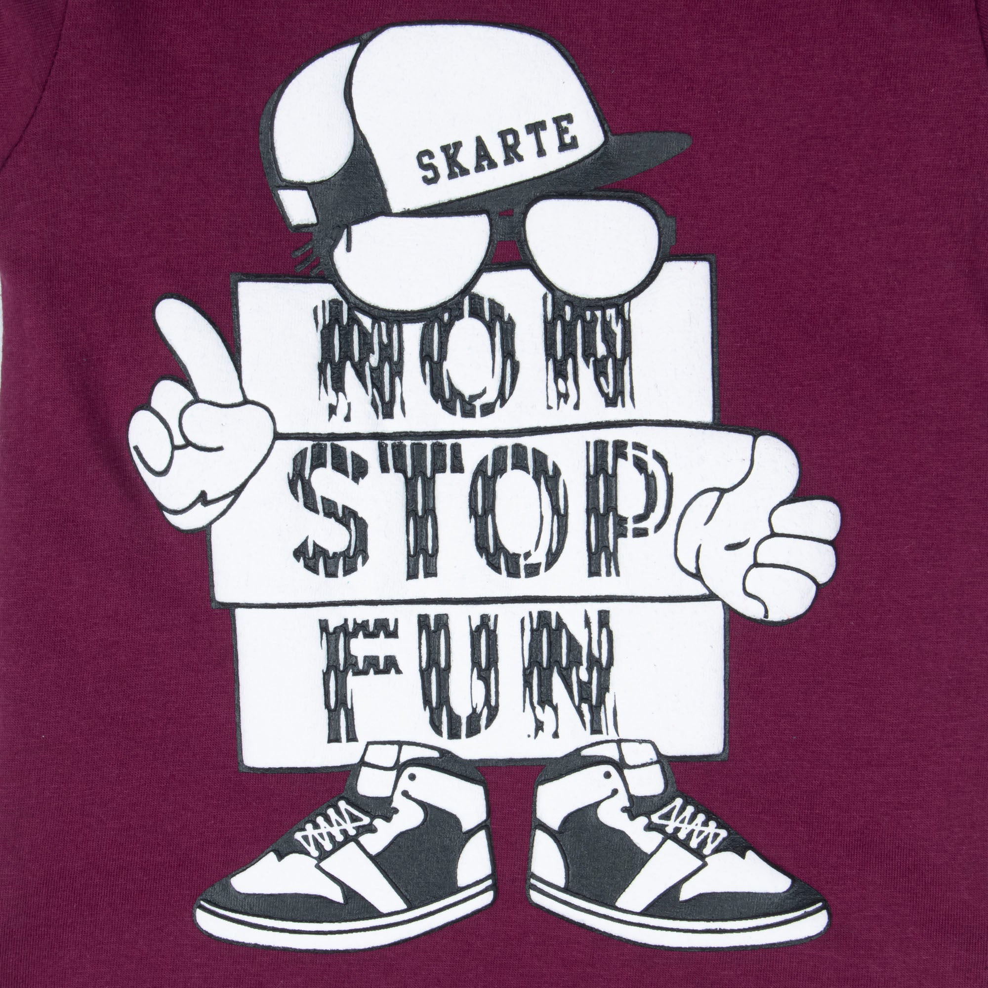 Purple Fun-Stop T-shirt