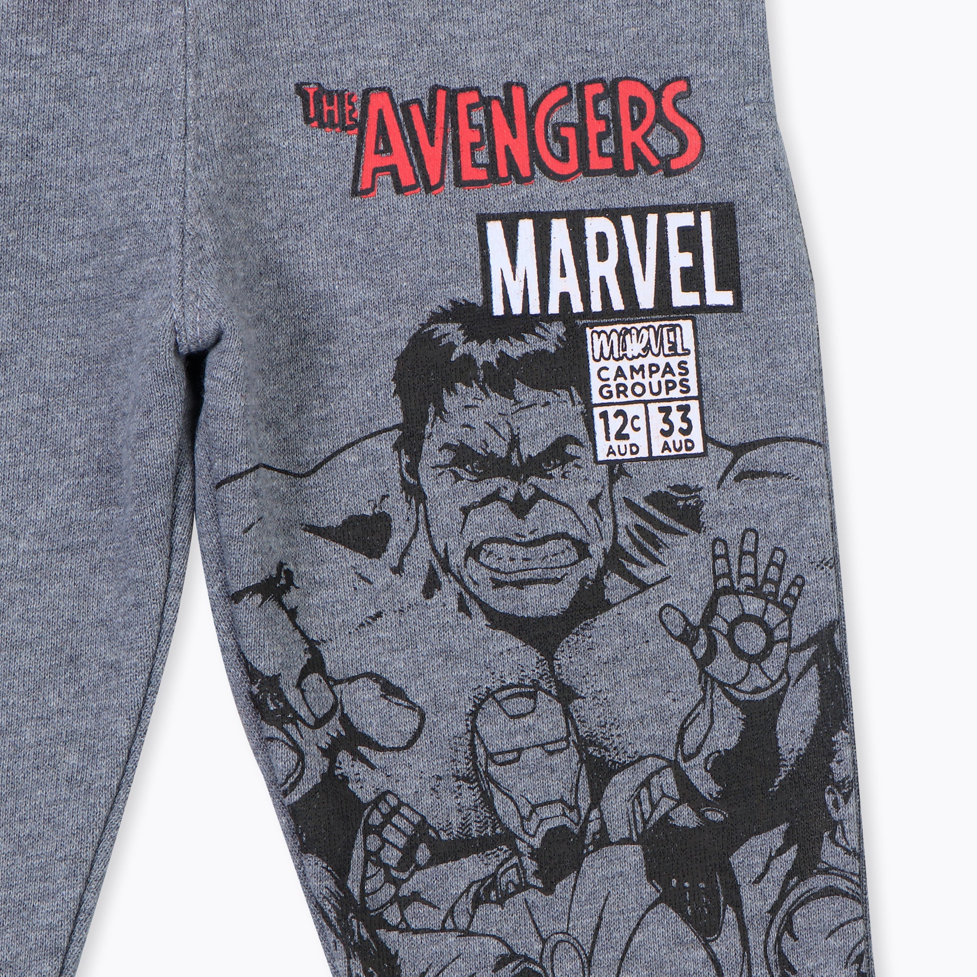 Gray Marvel Trouser