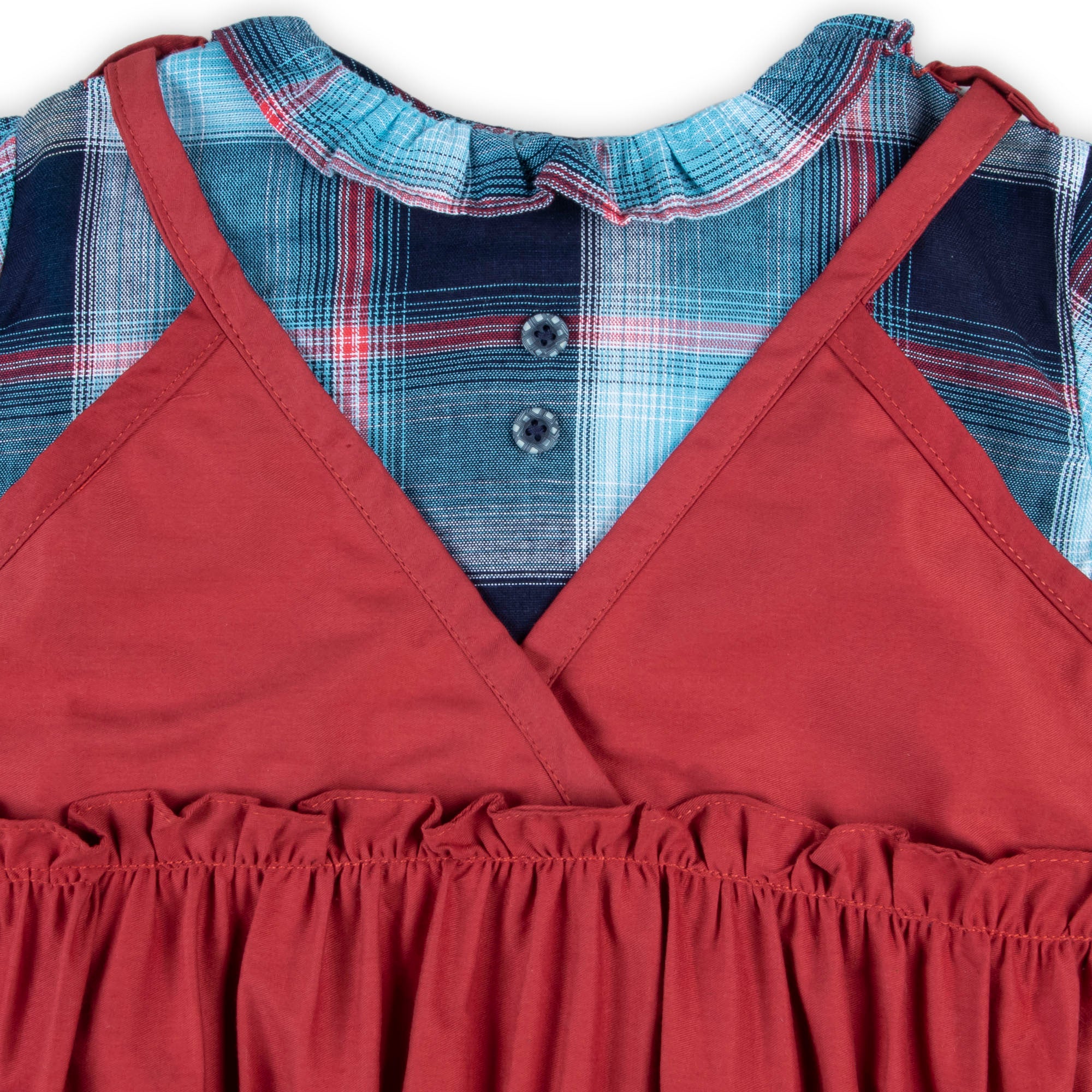 Plaid Frill Frock