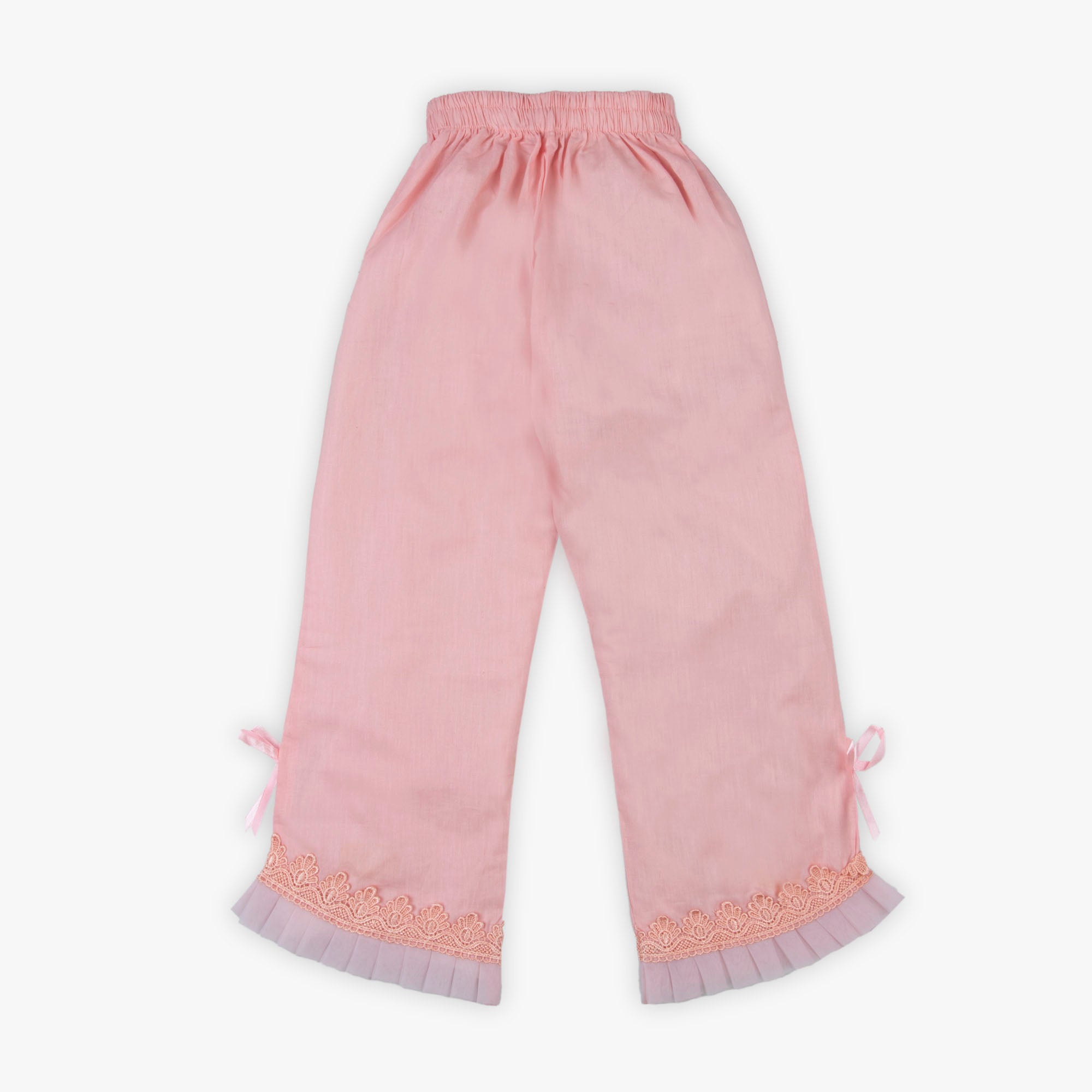 Pink Lace Trousers