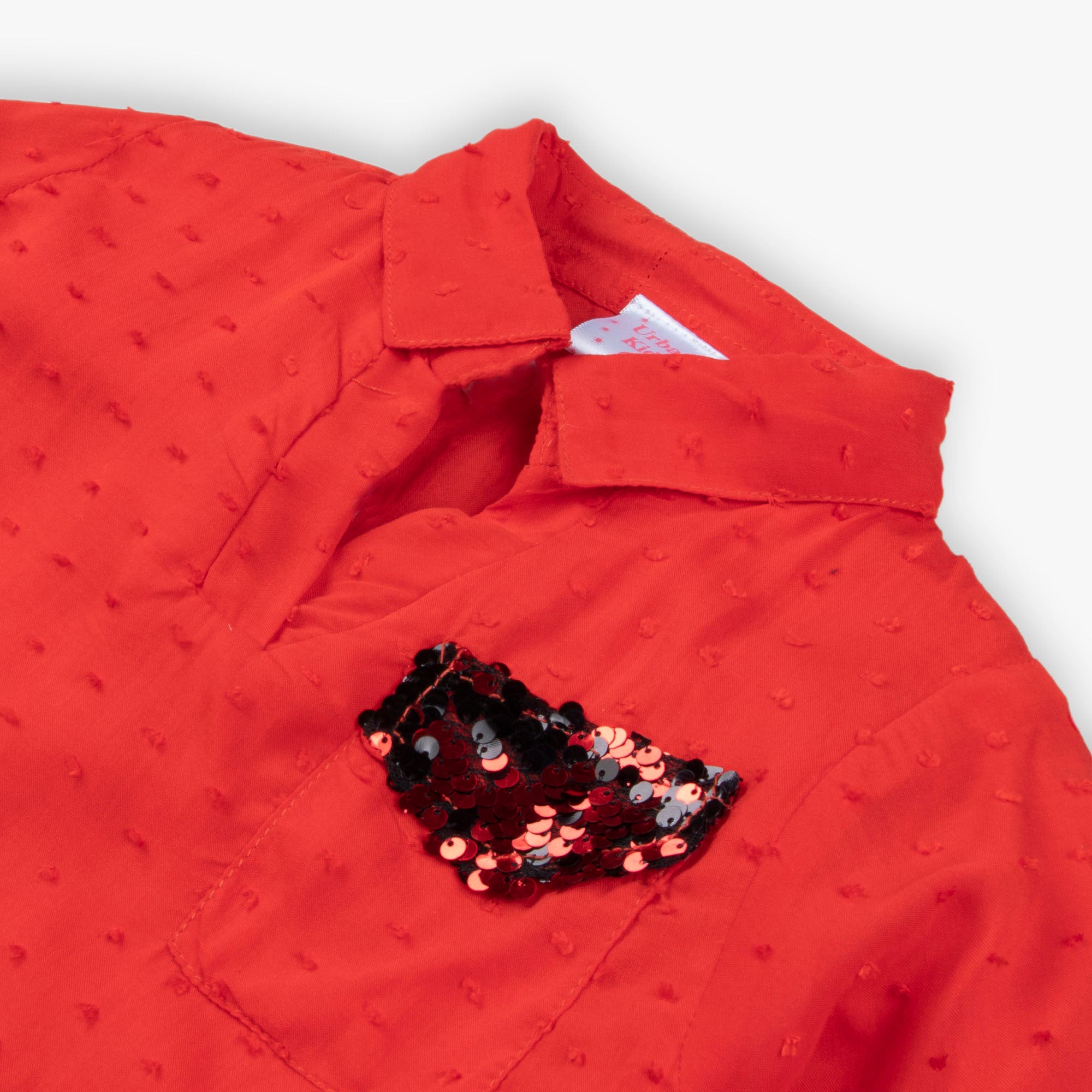 Red Sequins Top
