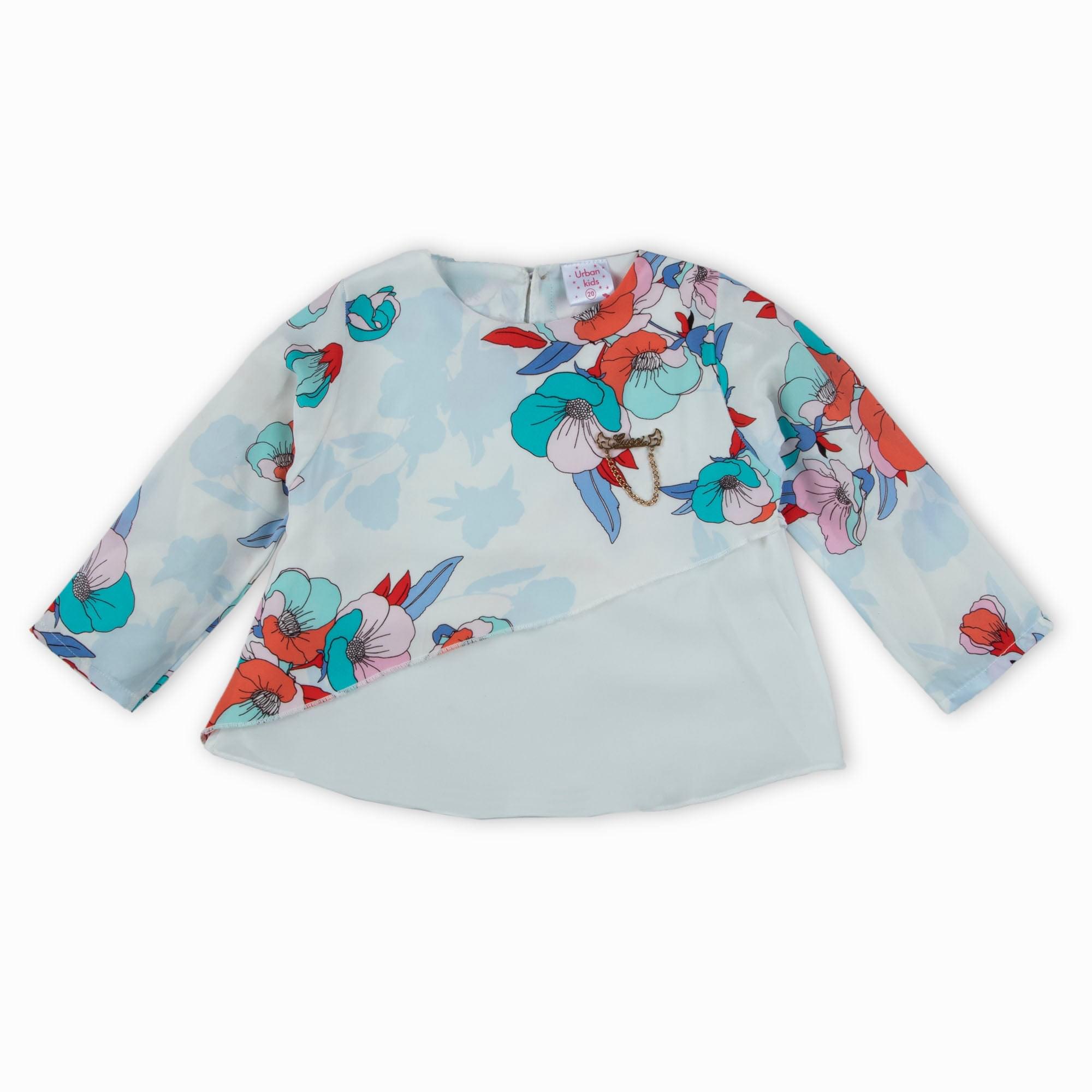 Angular Printed Top