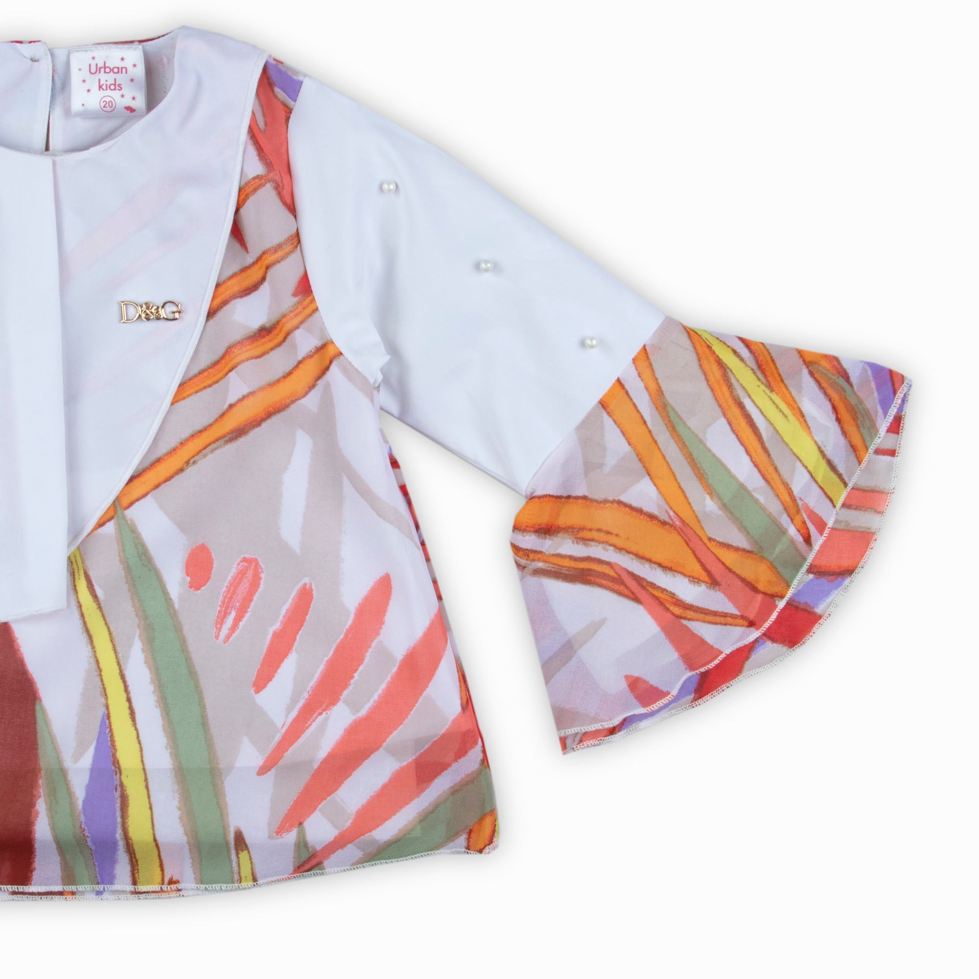 gorjet White Ruffle Top