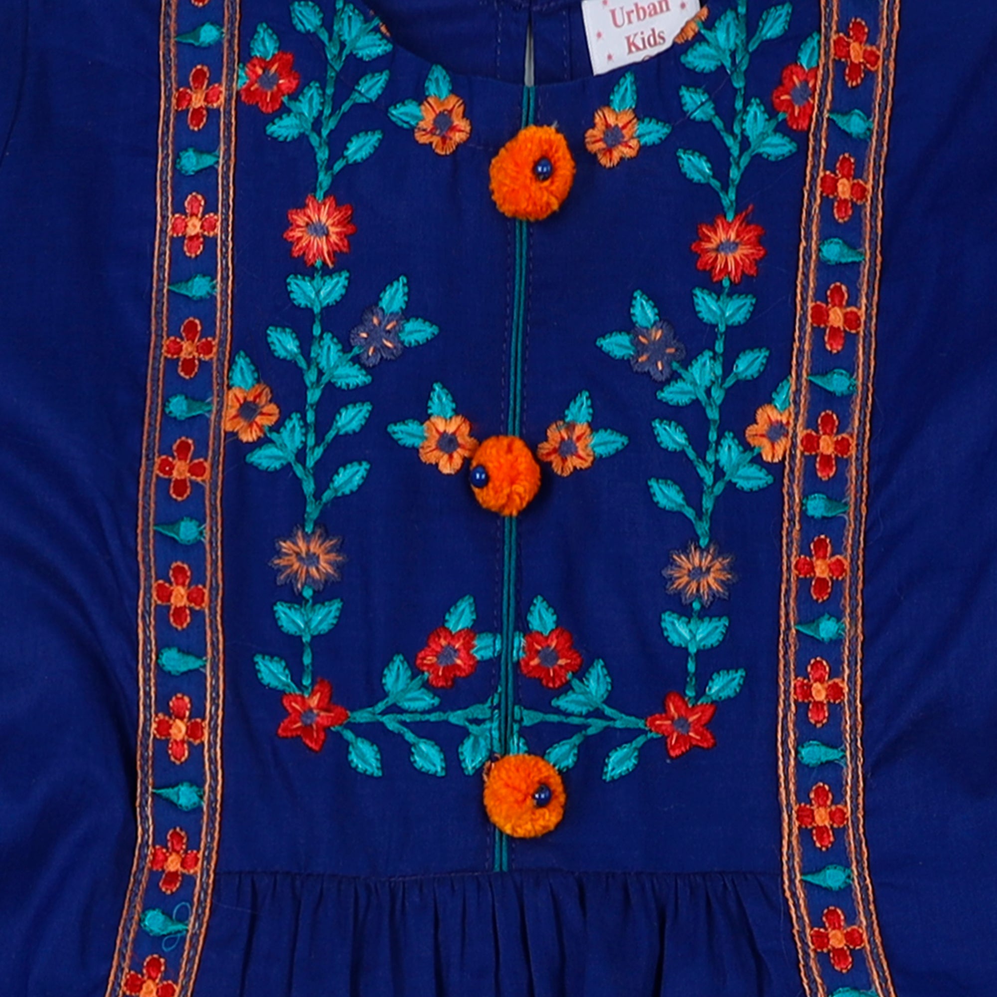 Floral Embroidered KURTI