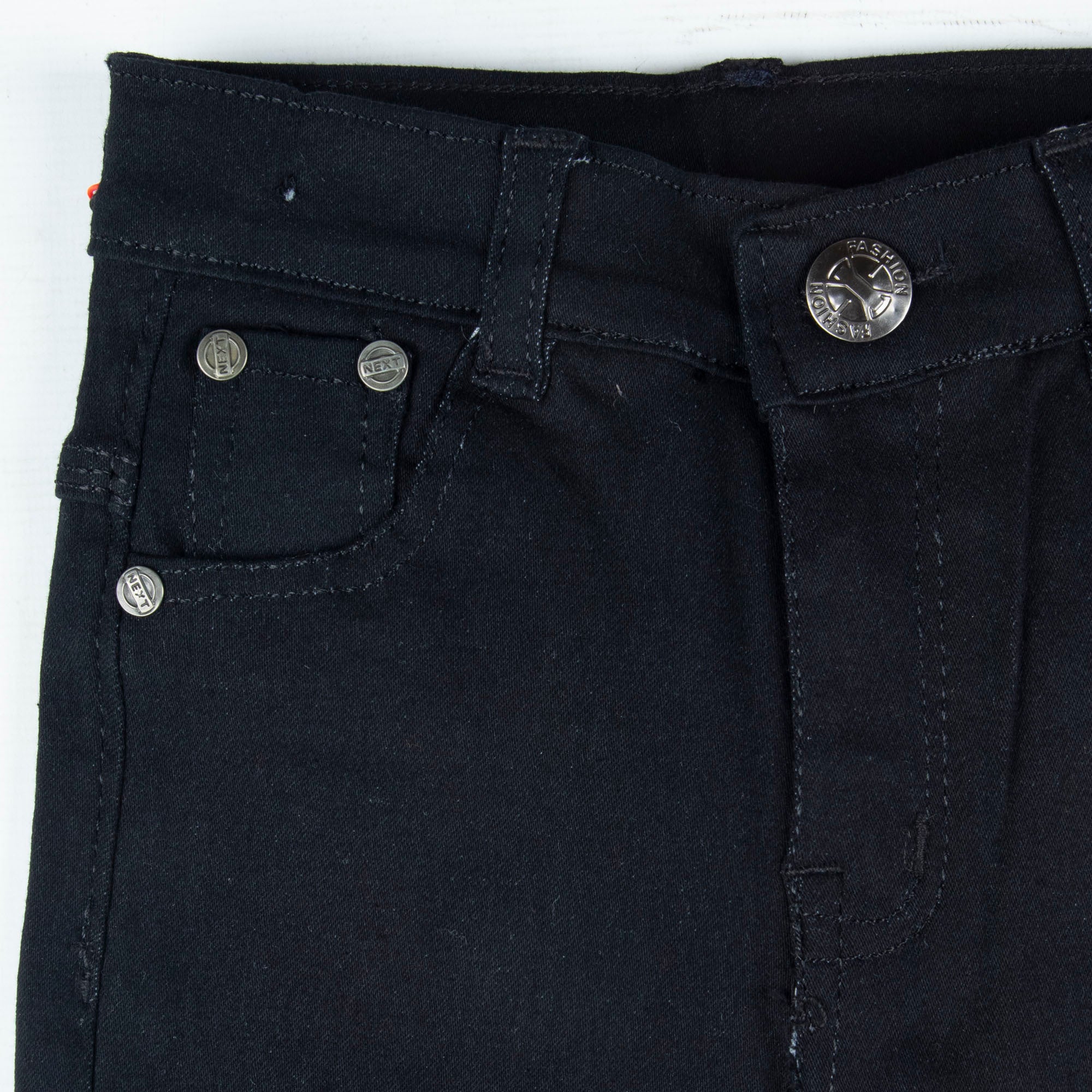 BLACK COTTON CHINOS