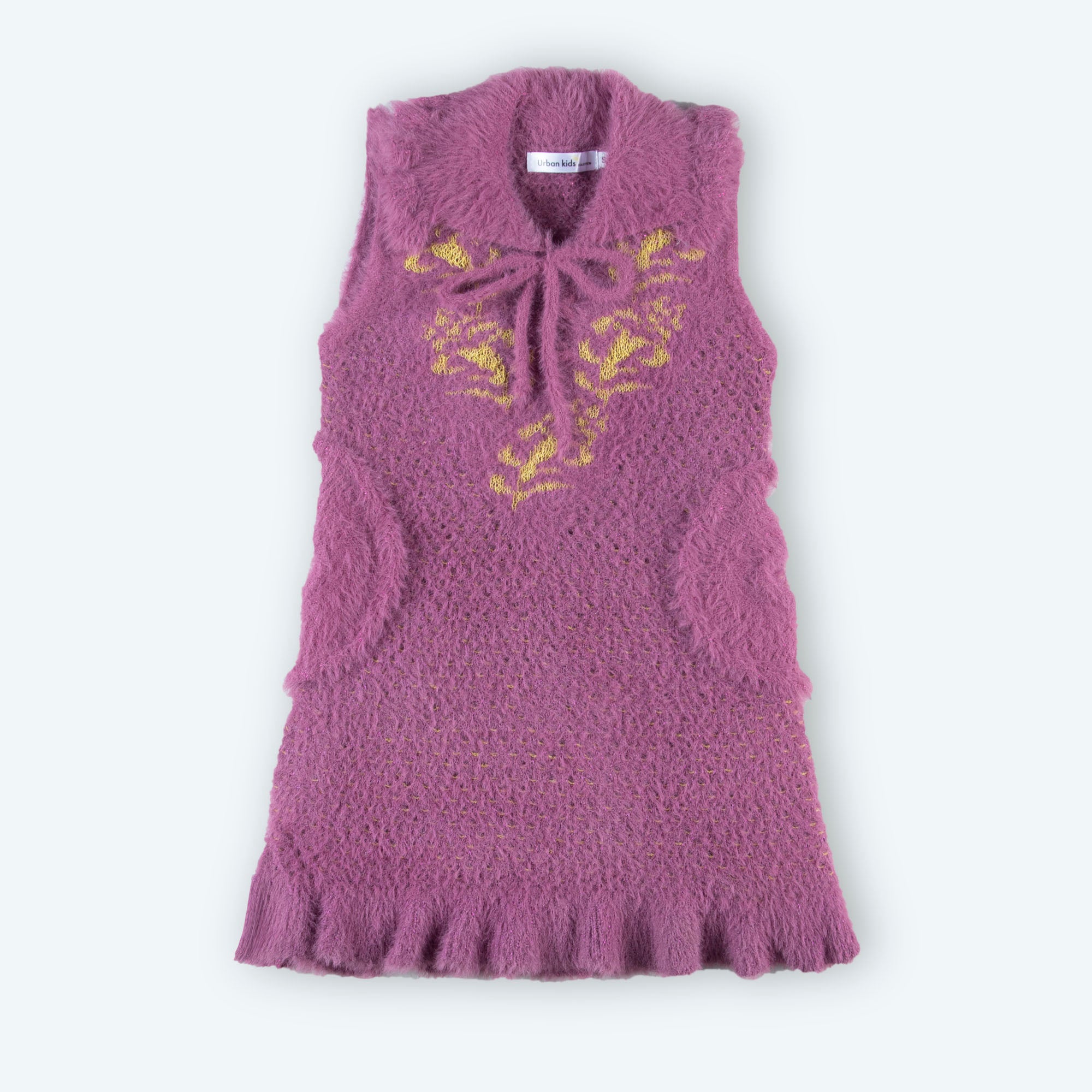 Purple Knit Dress up