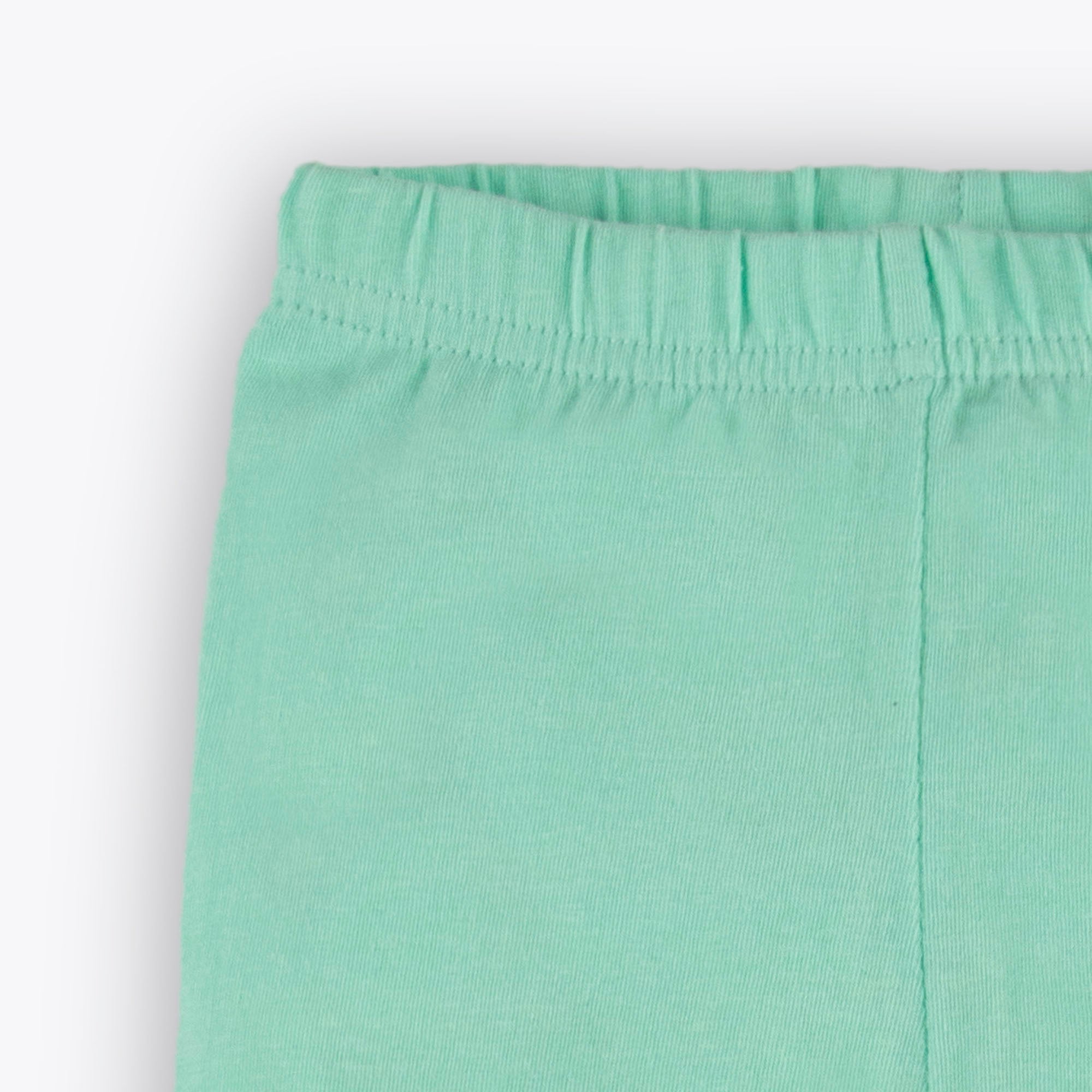 Summer Green Cotton Tights